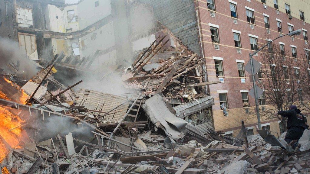 Explosion in New York: Zwei Gebäude eingestürzt