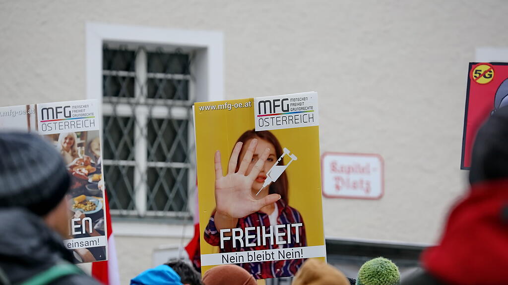 Corona-Demo in Salzburg