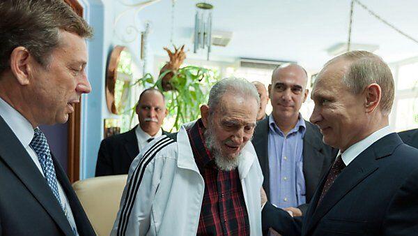 Informeller Besuch von Putin bei Fidel Castro