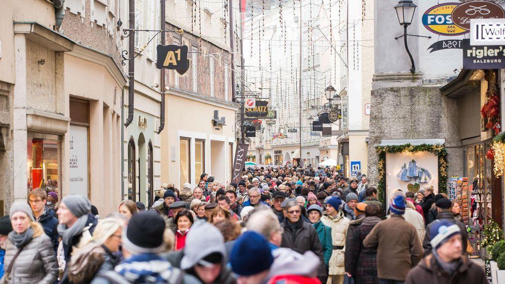 Advent-Shopping in Salzburg