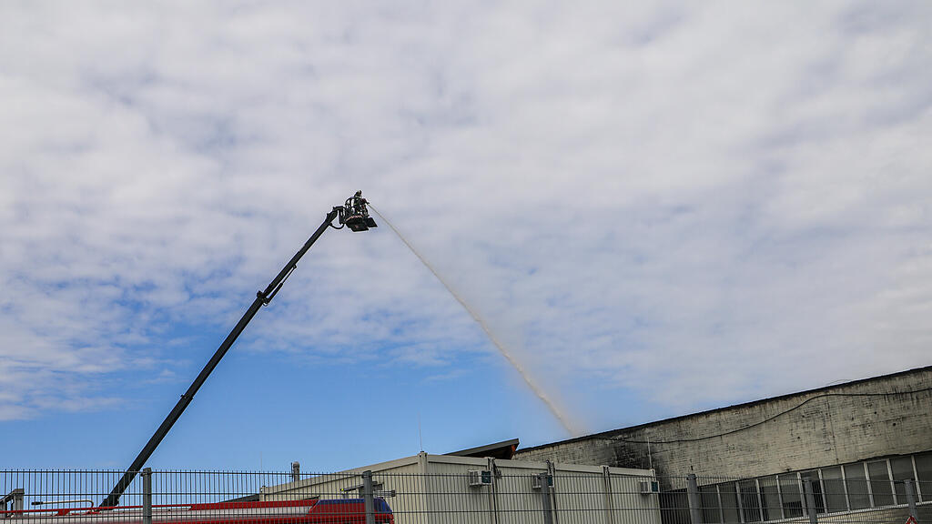Gro\u00dfbrand Schlachthof Bergheim II