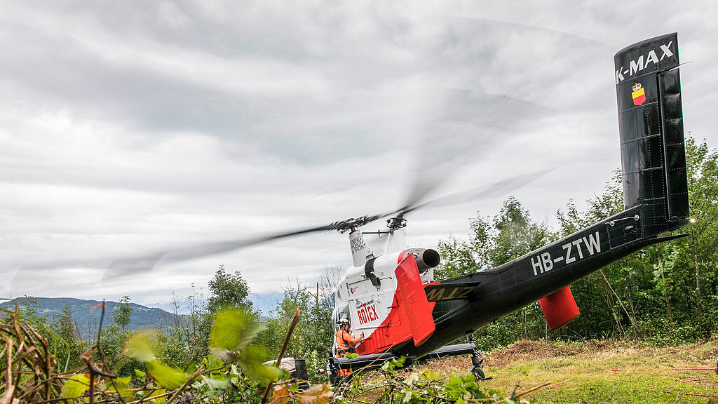 Hubschrauber am Kapuzinerberg II