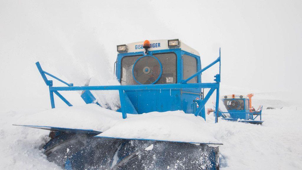 Durchstich auf der Großglockner Hochalpenstraße 2016