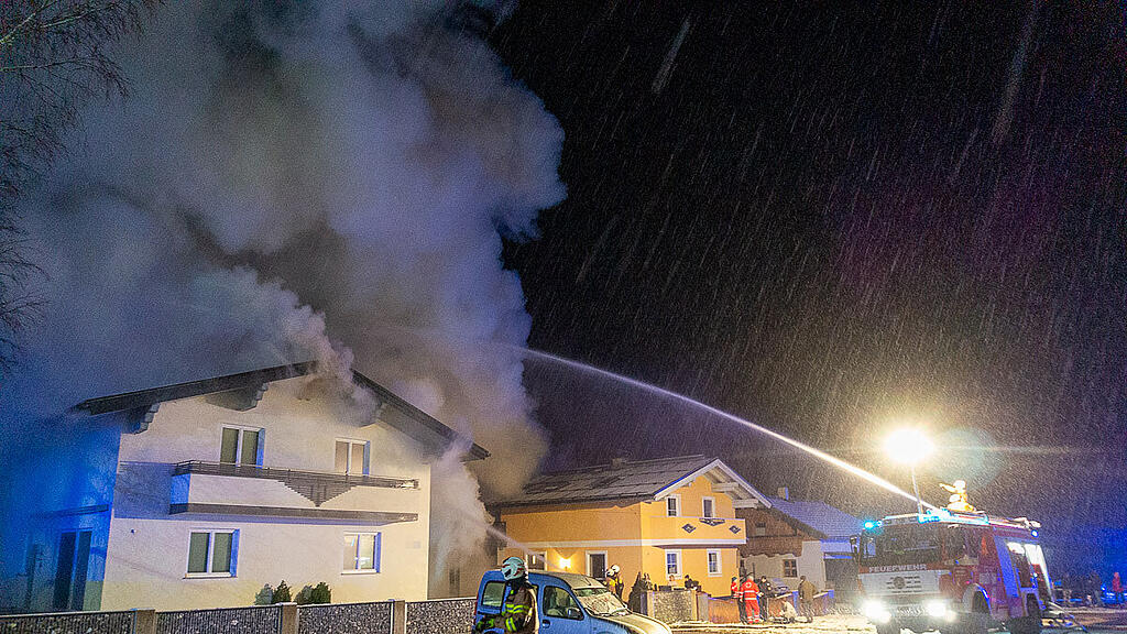 Großbrand in Annaberg-Lungötz