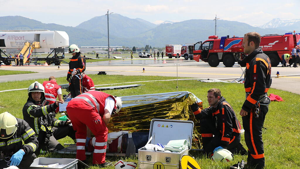 EInsatzübung, Salzburg Airport