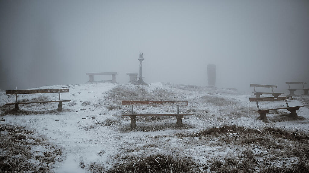 Schnee am Gaisberg
