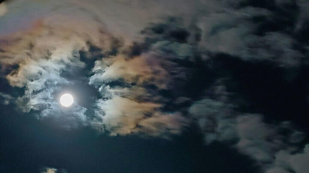 Supermond über Tennengau