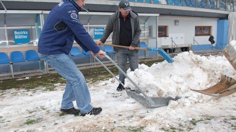 Grödig schaufelt sich frei