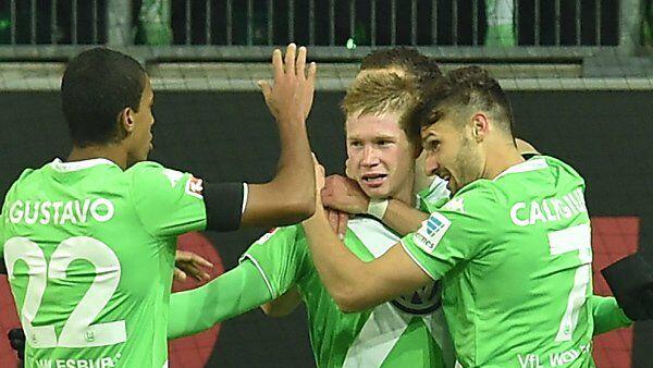 Kevin de Bruyne (M.) geigte auf