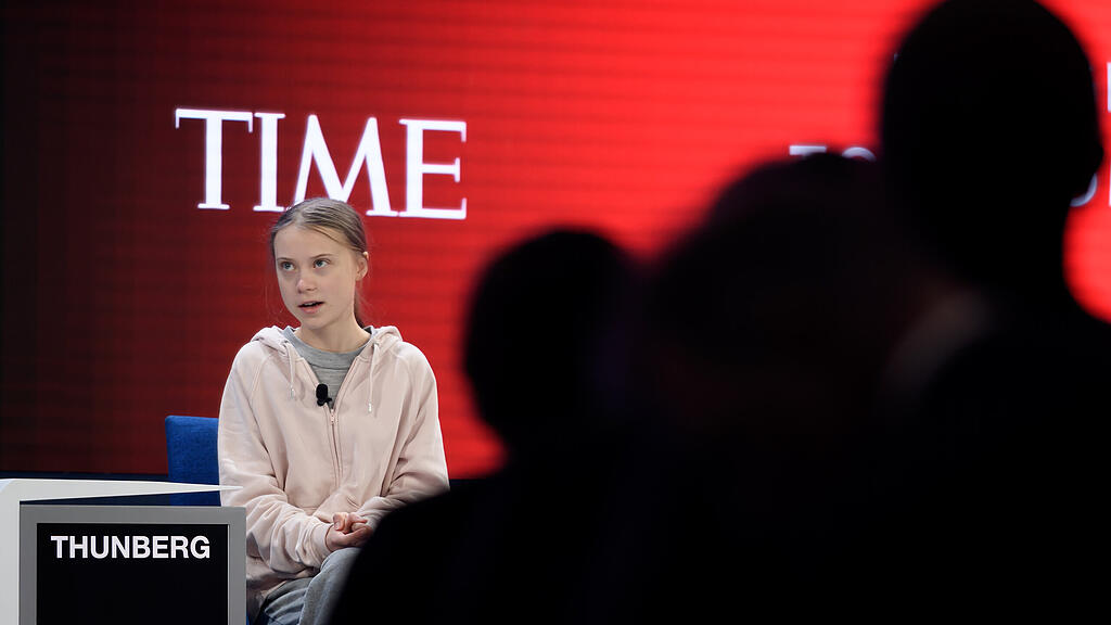 Greta Thunberg in Davos