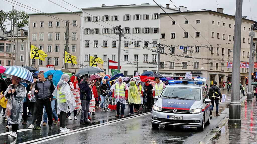 ÖGB-Anti-Teuerungs-Demo Salzburg
