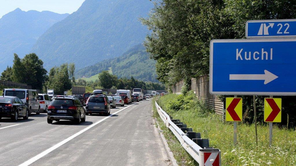Stau in Salzburg