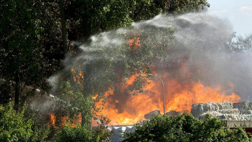 Großbrand in steirischer Recyclinganlage