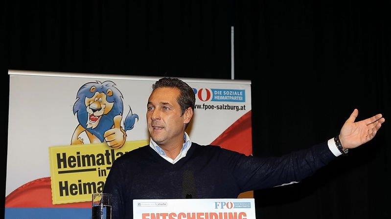 H.C. Strache im Stiegl-Keller