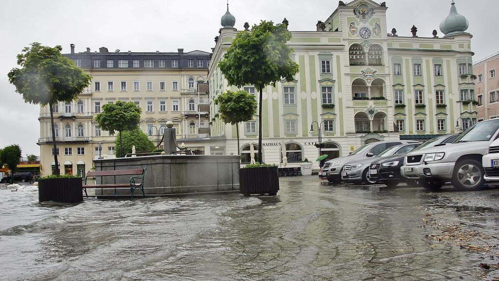 Gmunden überschwemmt
