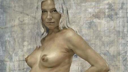 Sienna Miller: Nackt und schwanger in Öl verewigt