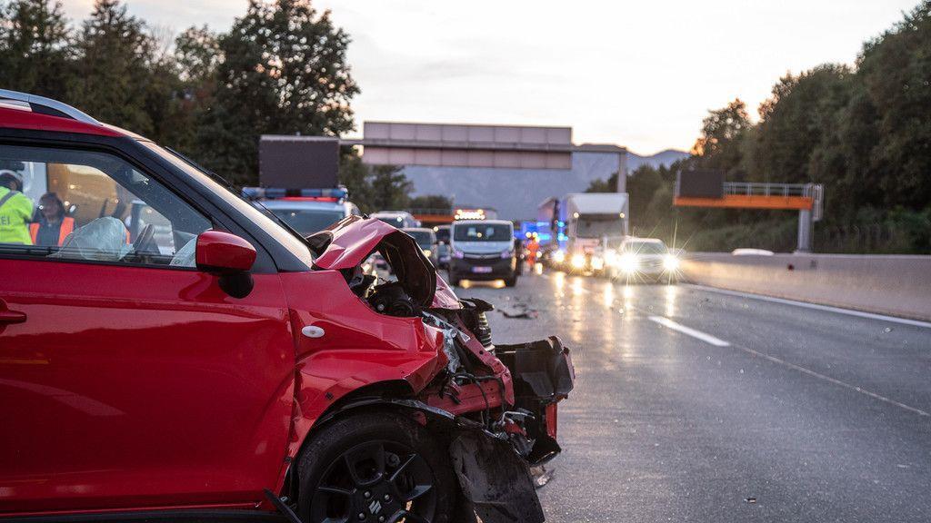 Auffahrunfall auf der A1