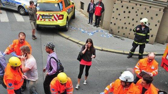 Schwere Explosion in Prag