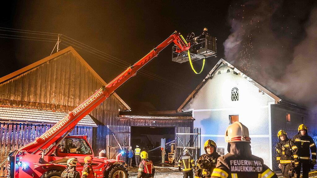 Großbrand in Burgkirchen