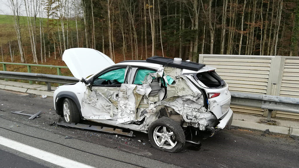 A1, Innerschwand, Unfallstelle, Mondsee