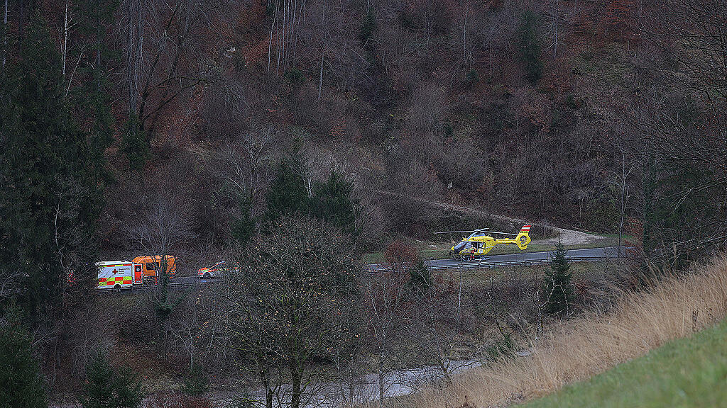 Schwerer Crash auf B21