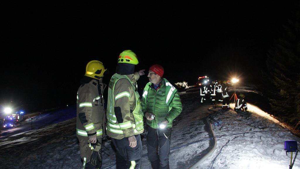Brand am Rossfeld