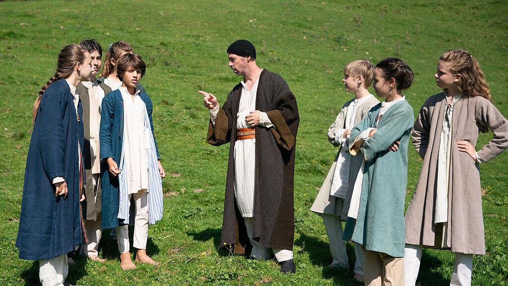 Hirtenkinder Loferer Alm