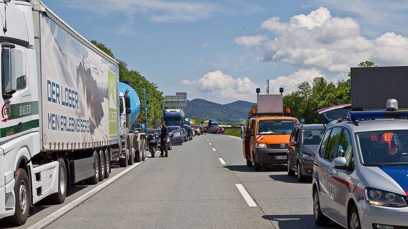 Lkw-Crash auf A1 II