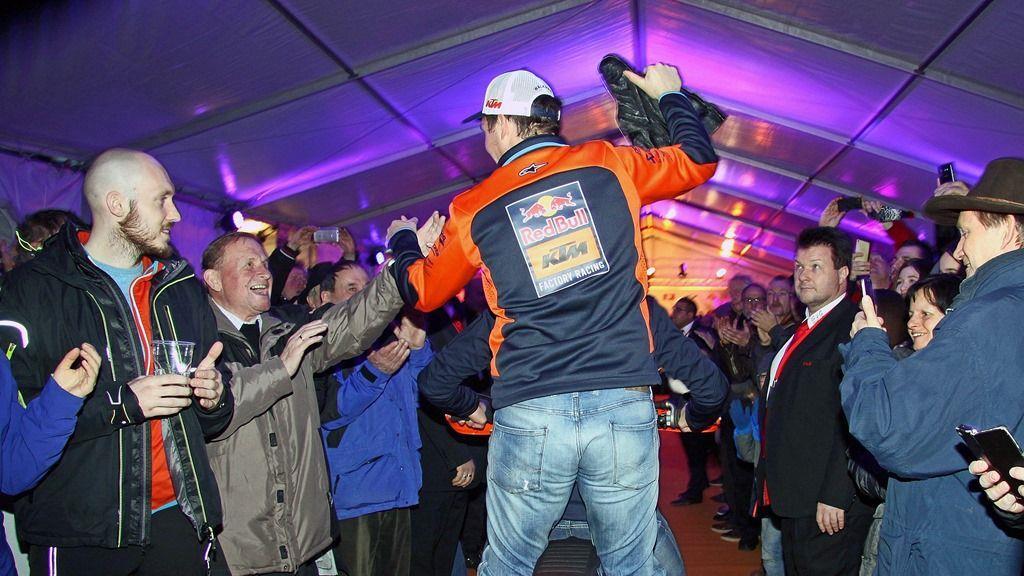 Dakar-Champion Matthias Walkner wird in Kuchl gefeiert I