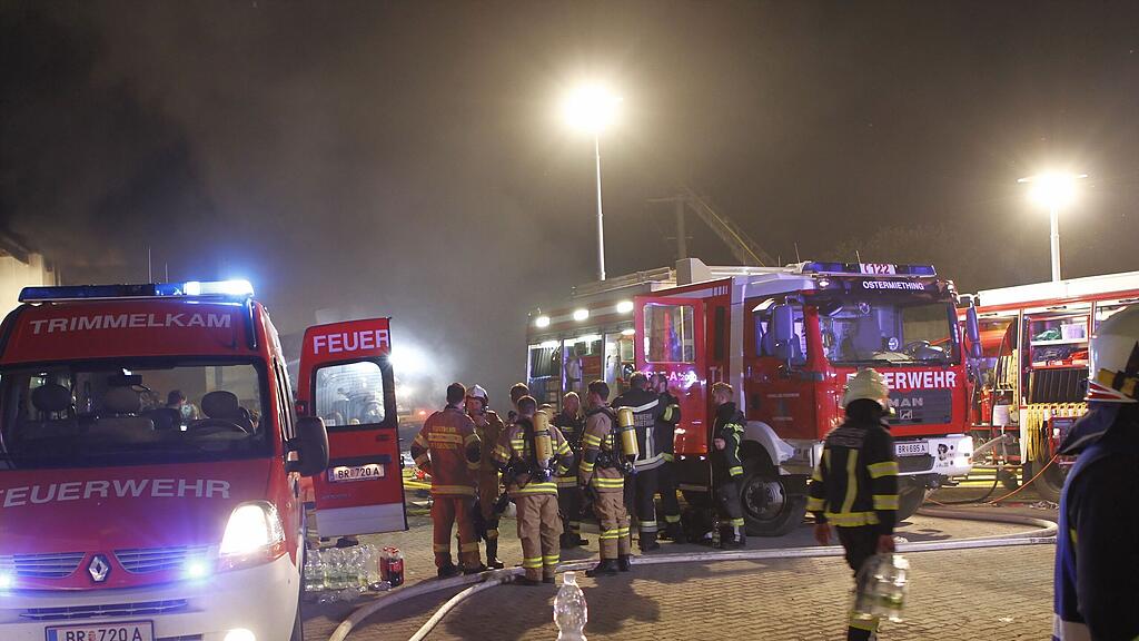 Verletzt wurde bei dem Großbrand in OÖ niemand.