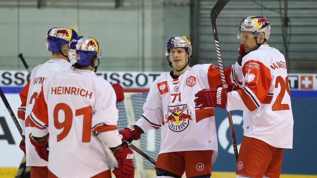CHL-Achtelfinalhinspiel: Rouen vs. Salzburg 3:3