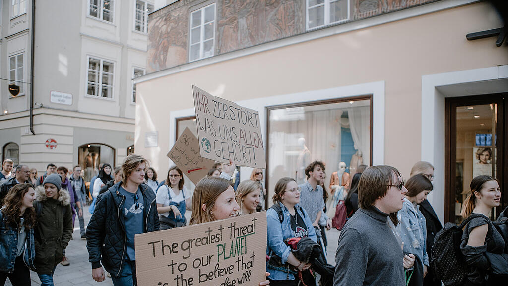 Klimastreik in Salzburg