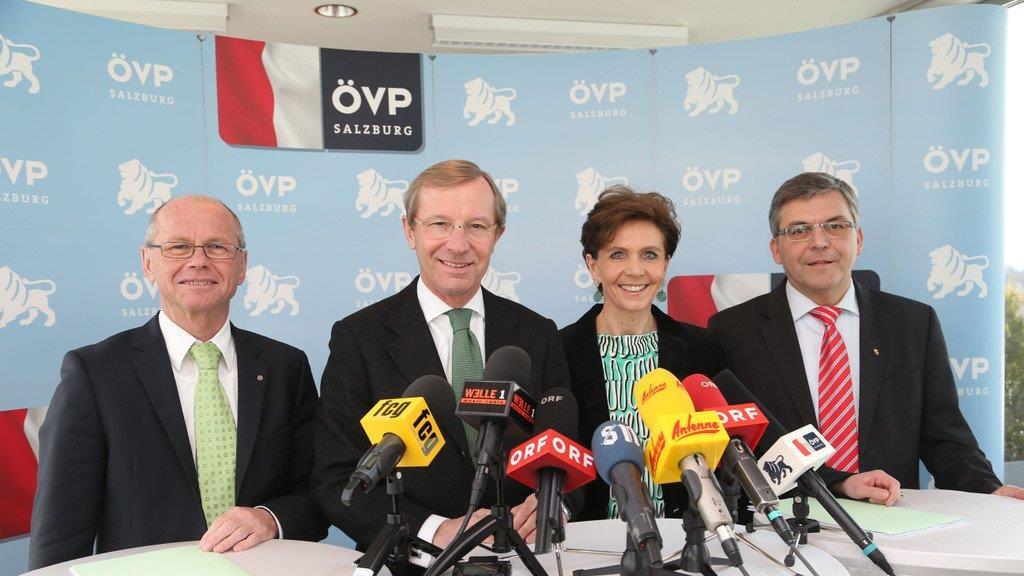 Die neue ÖVP-Spitze für Salzburg