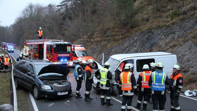 Crash auf der B21