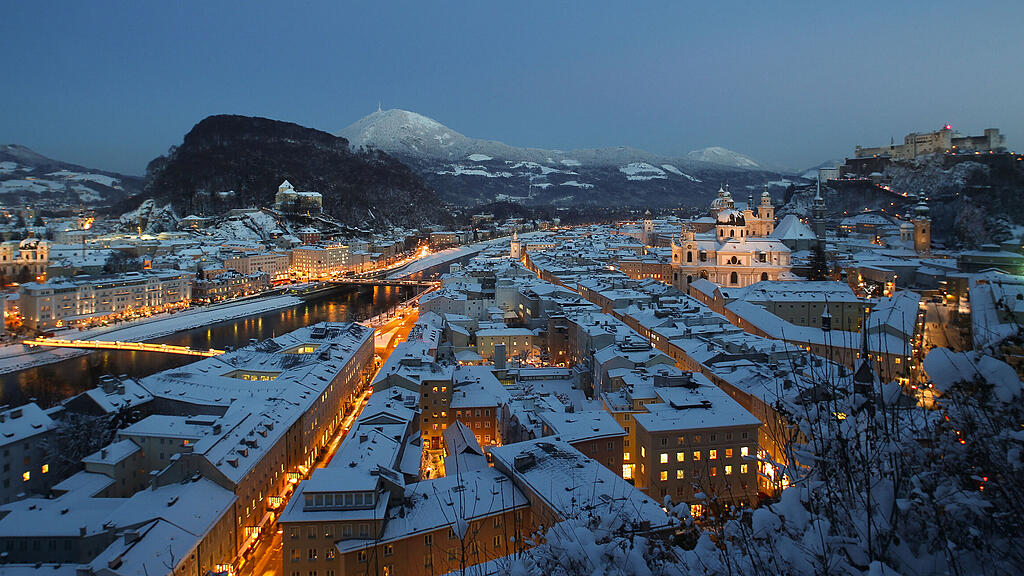 Weiße Weihnachten in Salzburg