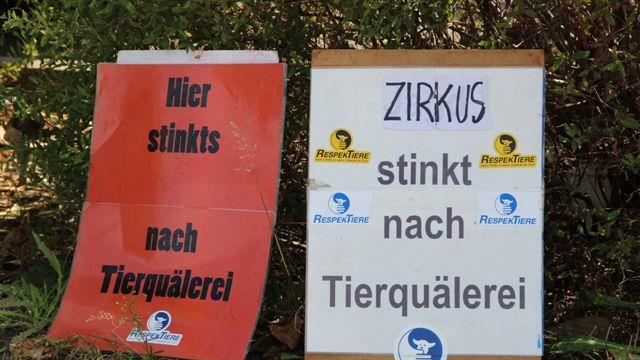 Demo gegen Circus Luna