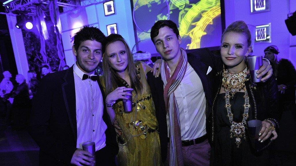 Beim Life Ball im Rathaus
