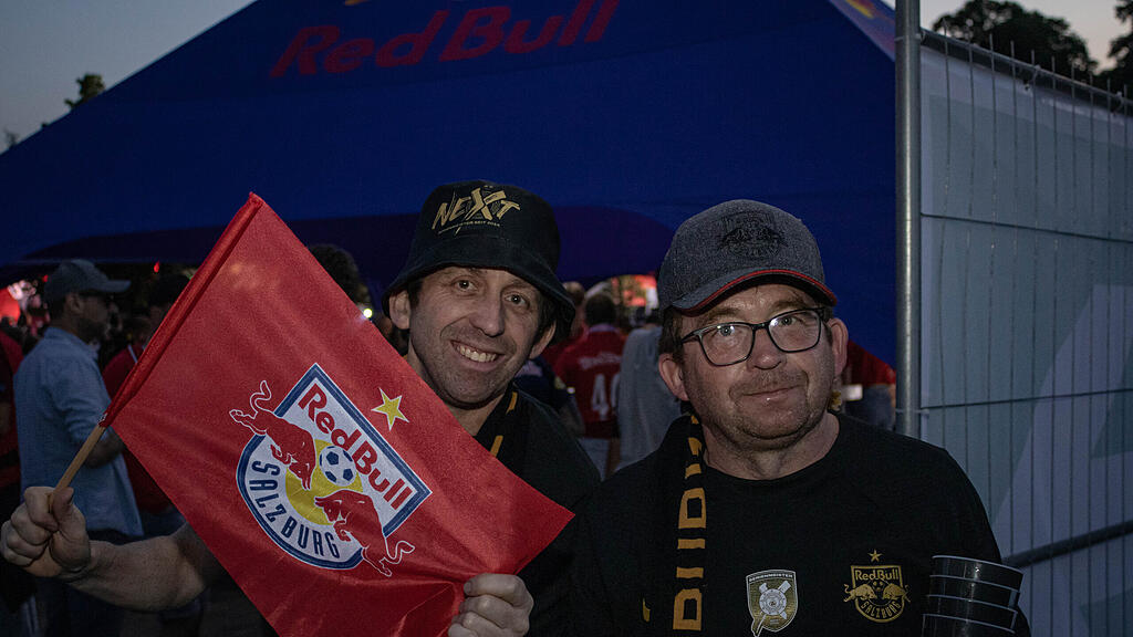Die gro\u00dfe Meisterparty des FC RedBull Salzburg