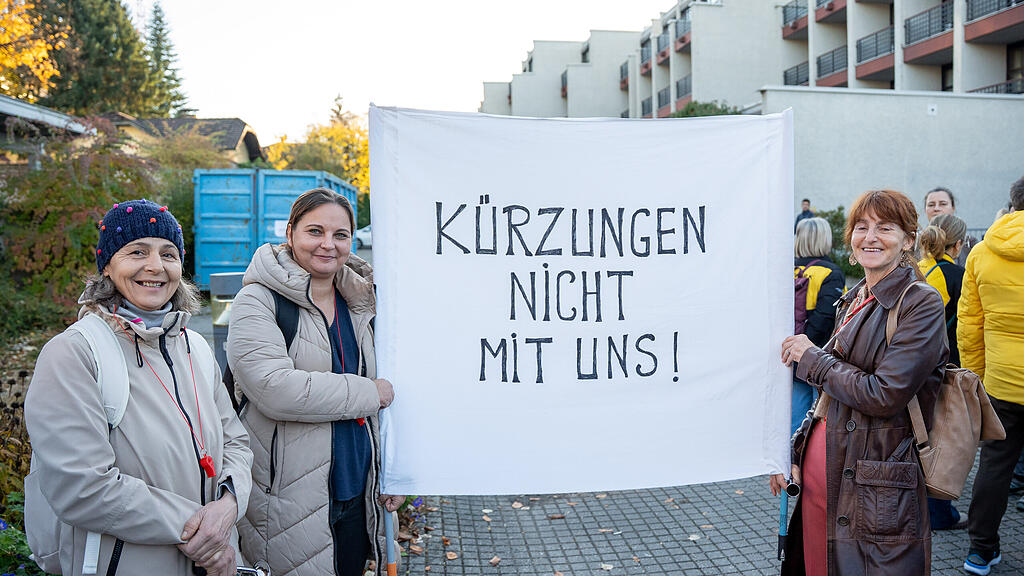 Pflege-Demo in Salzburg