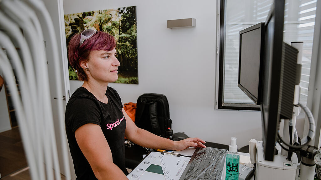Anita Birklbauer, Laktattest, Leistungsdiagnostik