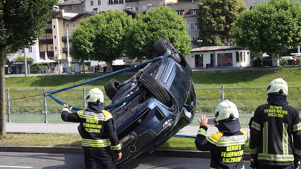 Pkw-Überschlag Rudolfskai