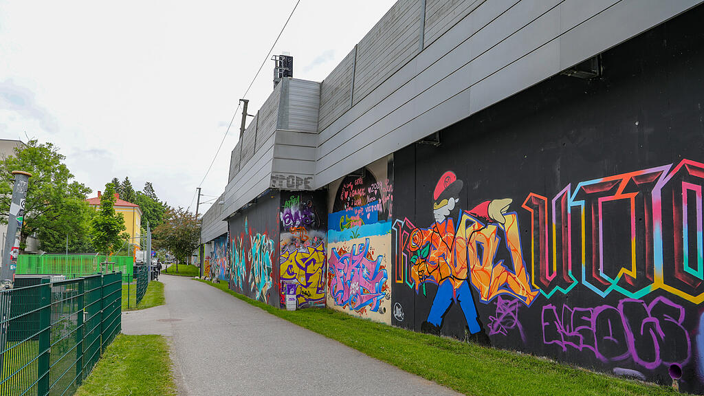 Graffiti in der Stadt Salzburg