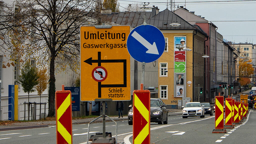 Baustelle Ignaz-Harrer-Straße