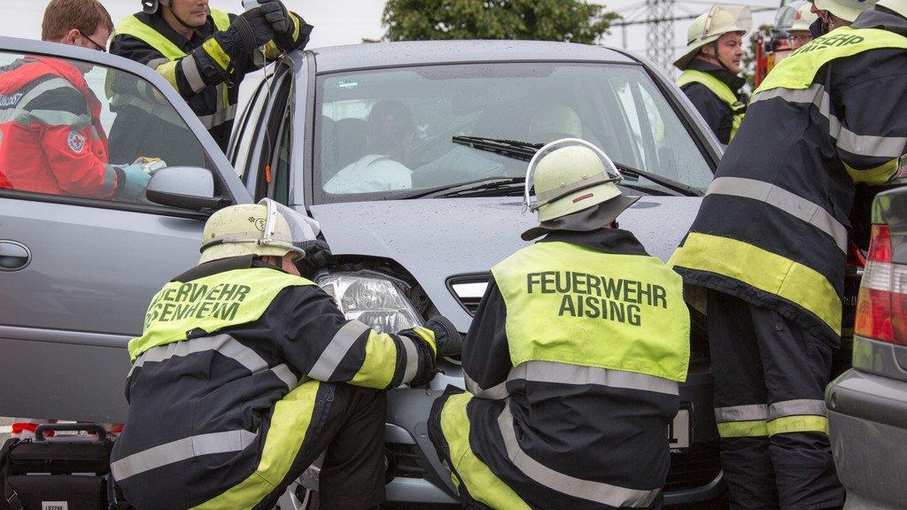 Unfall mit Polizeiauto