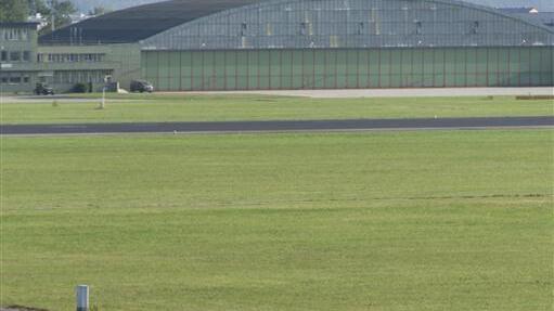 Flugzeug notgelandet