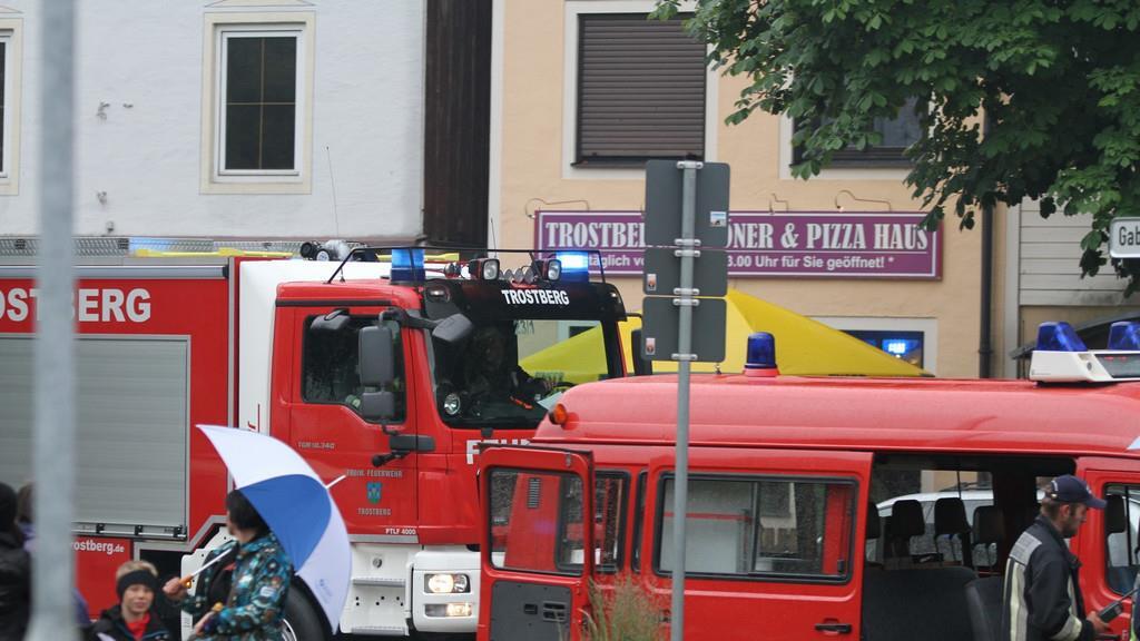 Feuerwehrübung in Trostberg