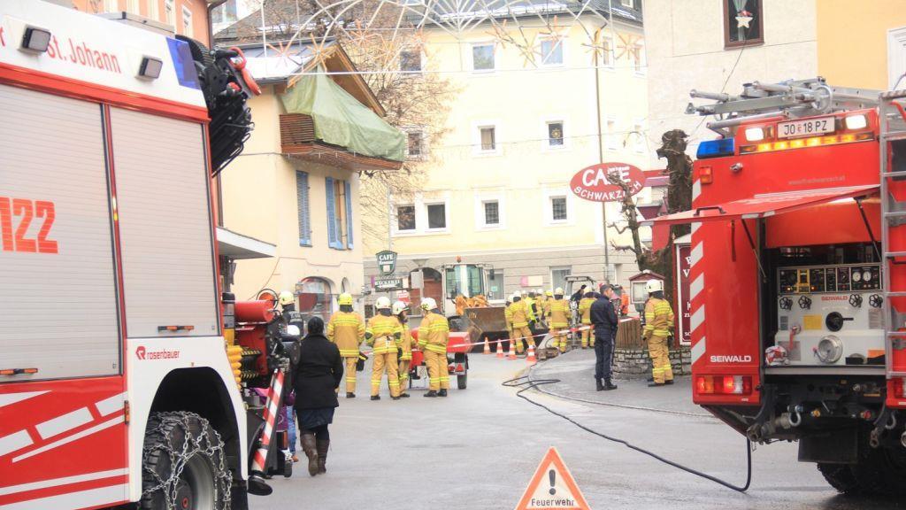 Gasaustritt in Schwarzach