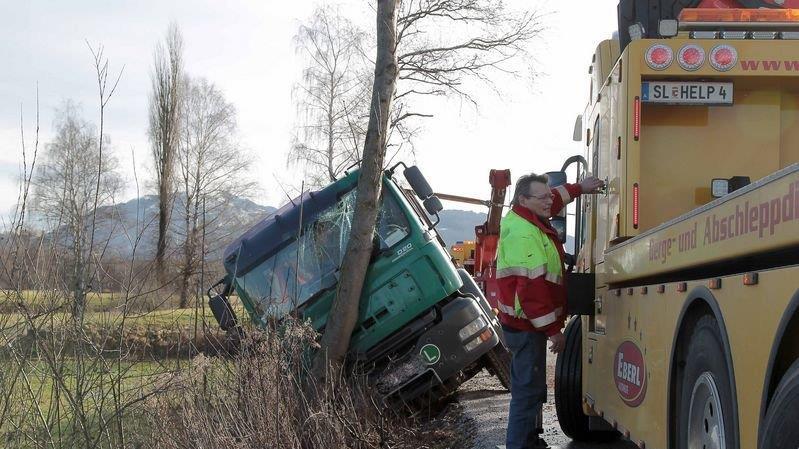 Lkw-Unfall in Salzburg
