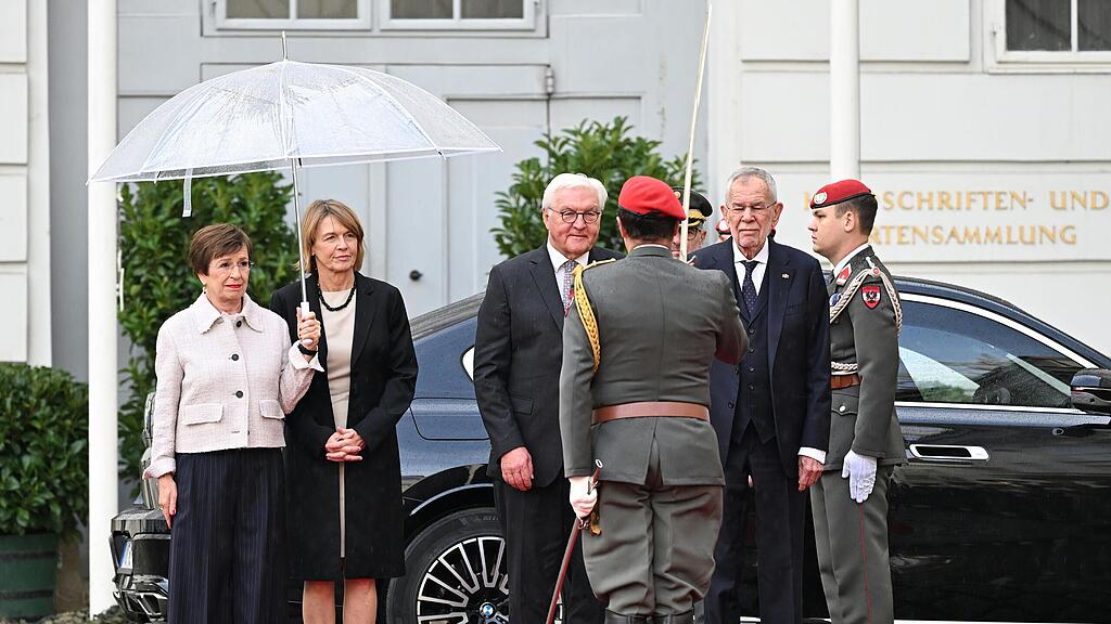 Historischer Staatsbesuch: Van der Bellen empfängt deutschen Amtskollegen Steinmeier