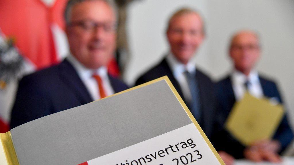 Salzburger Landesregierung unterzeichnet Koalitionsvertrag